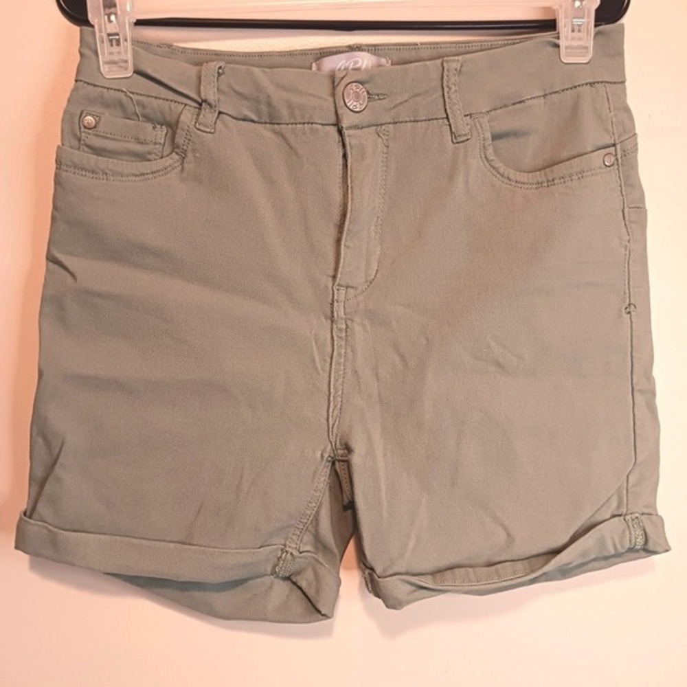 API Gorpcore stretch Jorts Sage Green Cuffed Casual‎ Shorts Olive 14 F